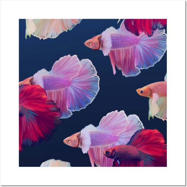 Betta Tester Wall Art by greenishsapphire